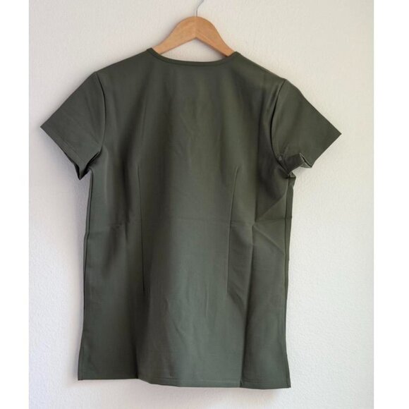 Figs Women's Catarina One Pocket Scrub Top in Moss, Size X-Small - Picture 9 of 9